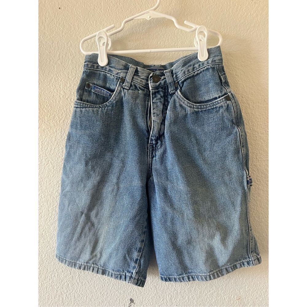 Vintage Y2K kids skater MACHINE Jean shorts